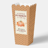 Een beetje pompoen Schattigee Herfst rustieke Baby Bedankdoosjes (Achterkant)