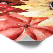 Een beetje Pumpkin Romper welkomstbord Poster (Hoek)