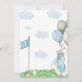 Een beetje Putter Baby shower Kaart (Achterkant)