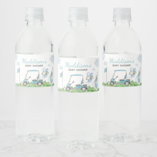 Een beetje Putter Baby shower Waterfles Etiket (Flessen)