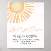 Een beetje Ray van de zon Late Night Luiers Poster (Voorkant)