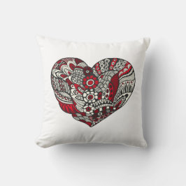 Een beetje rood kussen