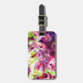 Een beetje roze, een Abstract Bagagelabel (Voorkant verticaal)