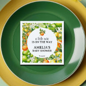 Een beetje schattig citrus groen Baby shower serve Servet