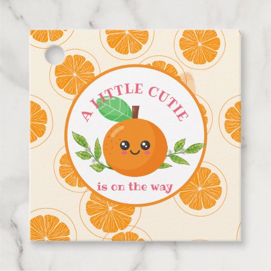 Een beetje schattig is onderweg bedankjes labels (Voorkant)