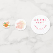 Een beetje schattig is onderweg confetti (Achterkanten)