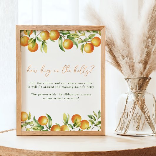 Een beetje schattig is op de weg douche buik spel poster