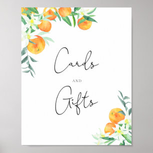Een beetje schattige kaarten en cadeaus baby showe poster