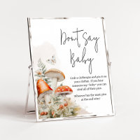 Een beetje schimmels betoverde paddenstoel zeggen 