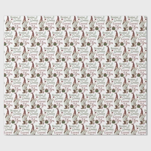 Een beetje smakelijk kerstwrappeerpapier cadeaupapier (Vlak)