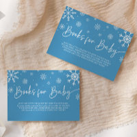 Een beetje sneeuwvlok Baby shower boeken voor Baby