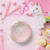 Een beetje sneeuwvlok Winter Wonderland Baby showe Papieren Kommen (Feest)