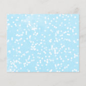 Een beetje snowflake Baby shower Advice-kaarten (Achterkant)