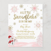 Een beetje snowflake Budget Baby shower (Voorkant)