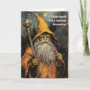 Een beetje spreuk voor een snel herstel! Blanco bi Kaart