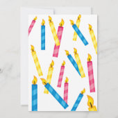 Een beetje Sprinkles Diverse Invitation Kaart (Achterkant)