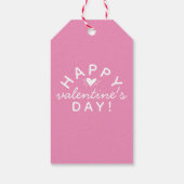 Een beetje trakteren Valentijnsdag cadeau Label Cadeaulabel (Achterkant)