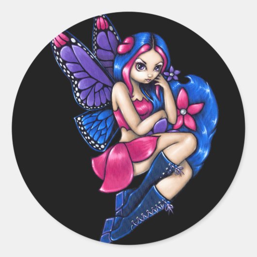 "Een beetje verlegen" Sticker (Voorkant)