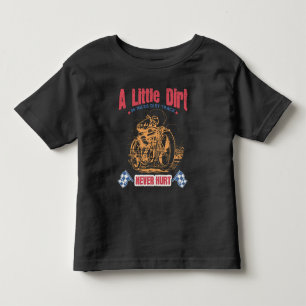 Een beetje vuil doet het nooit pijn. kinder shirts