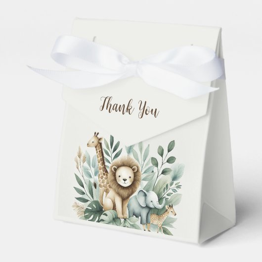 Een beetje wild bedankdoosjes (Voorkant Zijde)