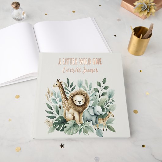 Een beetje wild gastenboek (Voorkant open)