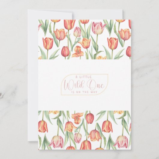 "Een beetje wild" Kaart (Achterkant)