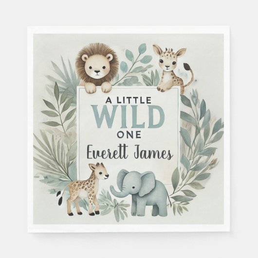 Een beetje wild servet (Voorkant)