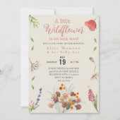 Een beetje Wildflower Boho uitnodigingen (Voorkant)