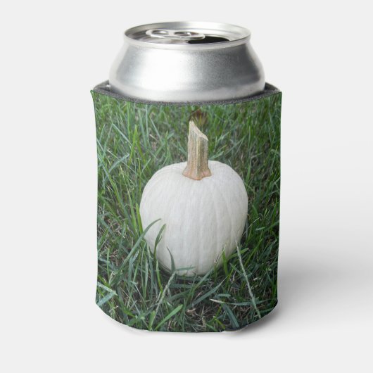 Een beetje witte pompoenkoeler blikjeskoeler (Blikje Achterkant)