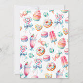 Een beetje zoet Baby shower Kaart (Achterkant)