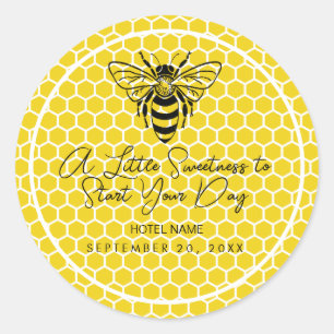 Een beetje zoetheid om je dag te beginnen   Breakf Ronde Sticker