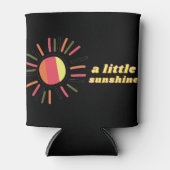 Een beetje zonneschijnkleurig blikjeskoeler (Voorkant)