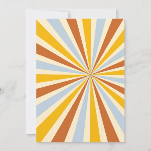 Een beetje zonnestraal is onderweg kaart (Achterkant)