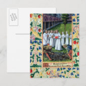 Een begrafenis briefkaart (Voorkant / Achterkant)