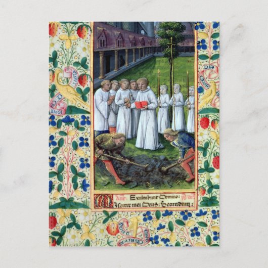 Een begrafenis briefkaart (Voorkant)