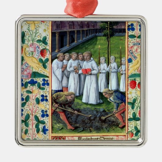 Een begrafenis metalen ornament (Voorkant)