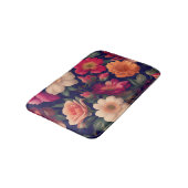 Een behang met een bloemmotief badmat (Gekanteld)