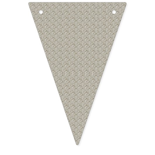 een beige achtergrond met een patroon van kleine v vlaggetjes (Eerste vlag)