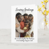 Een bek in een Kaart 2020 Kerstmis (Gele Bloem)