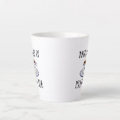 Een beker met positieve thee latte mok (Voorkant)