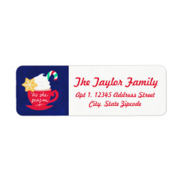 Een beker van 'Tis het seizoen Etiket