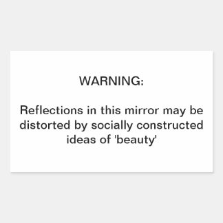 Een belangrijke herinnering rechthoekige sticker