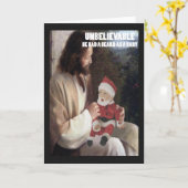 Een beledigende atheïst kaart (Gele Bloem)