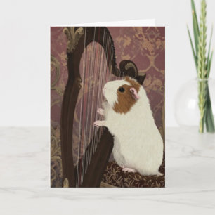 Een beleefde uitvoering – Cavia-wenskaart Kaart