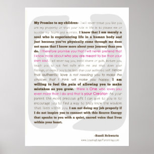 Een belofte aan mijn kind poster