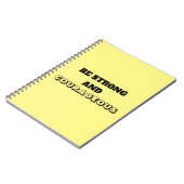 Een bemoedigend Notitieboek (Linkerzijde)