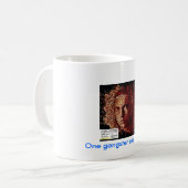 Een bendelkop koffie! koffiemok (Voorkant links)