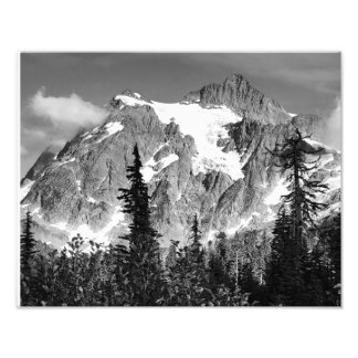 Een berg in Nationaal park North Cascades Foto Afdruk