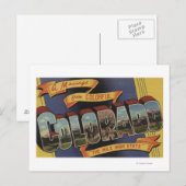 Een bericht van de hoge staat van de Mile Briefkaart (Voorkant / Achterkant)