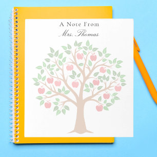 Een bericht van Teacher Appreciation Notitieblok